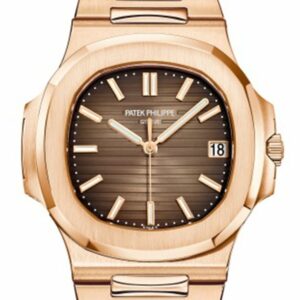 Patek Philippe Nautilus Brown Dial 18K Rose Gold Automatic Mens Watch 5711/1R-001