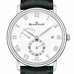 Blancpain Villeret Small Seconds Date And Power Reserve 6606A-1127-55B Silver Watch