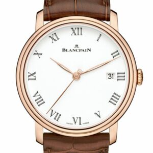 Blancpain Villeret Reveil 8 Day 6630-3631-55B Silver Watch