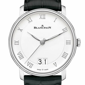 Blancpain Grande Date White Dial Automatic Mens Watch 6669-1127-55B