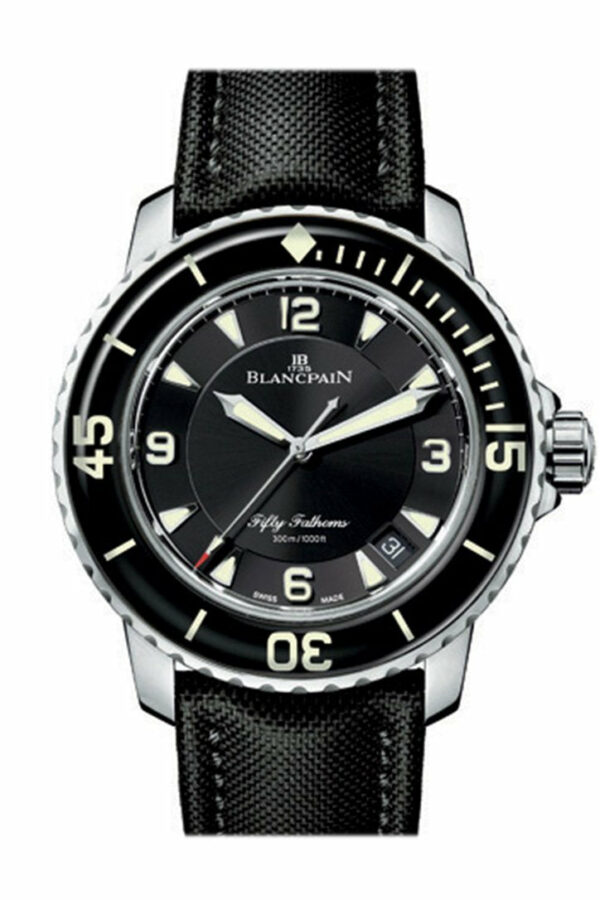 Blancpain Fifty Fathoms Automatique Black Dial Mens Watch 5015-1130-52