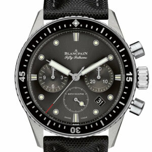 Blancpain Fifty Fathoms Bathyscaphe Meteor Grey Dial Chonograph Automatic Mens Watch 5200-1110-B52A