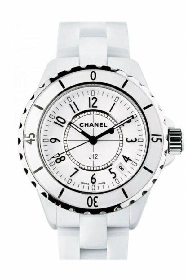 Chanel J12 Quartz Ladies Watch H0968 White