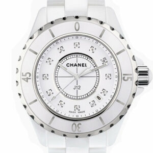 Chanel J12 Diamonds Ladies Watch H1628 White