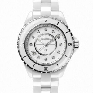 Chanel J12 Quartz Diamond White 33 Ladies Watch H5703