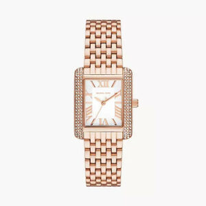 MK4743 - Michael Kors Emery Three-Hand Rose Gold-Tone Stainless Steel Watch - Shop Authentic watch(s) from Maybrands - for as low as ₦422500!