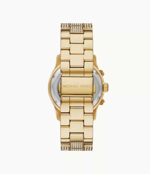 MK7324 - Michael Kors Runway Chronograph Gold-Tone Stainless Steel Watch - Shop Authentic Watches(s) from Maybrands - for as low as ₦593000!