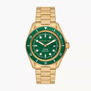 MK9162 - Michael Kors Maritime Three-Hand Date Gold-Tone Stainless Steel Watch - Shop Authentic watches(s) from Maybrands - for as low as ₦354000!