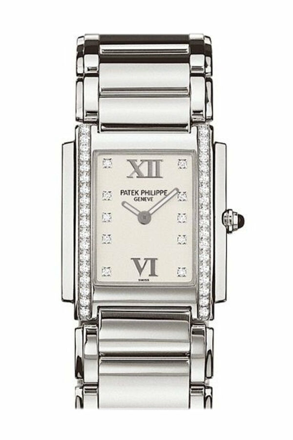 Patek Philippe Twenty Four White Dial 30Mm Ladies Watch 4910/10A-011