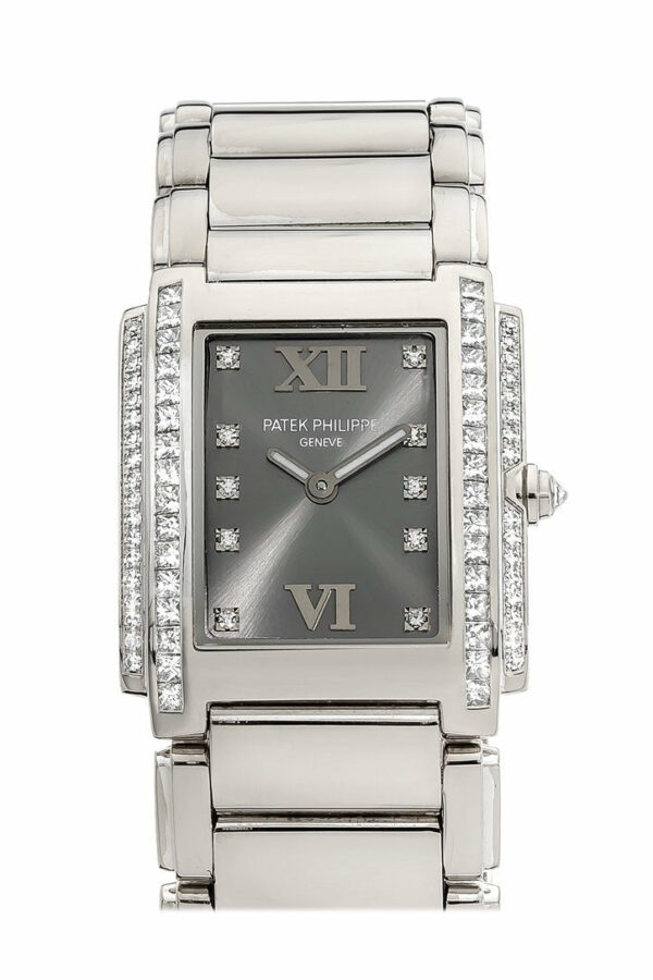 Patek Philippe Twenty Four Gray Dial 30Mm Ladies Watch 4910/20G-010