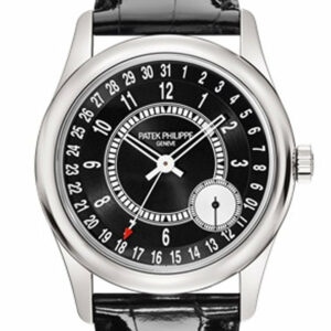 Patek Philippe Calatrava White Gold Black Dial 39Mm Mens Watch 6006G