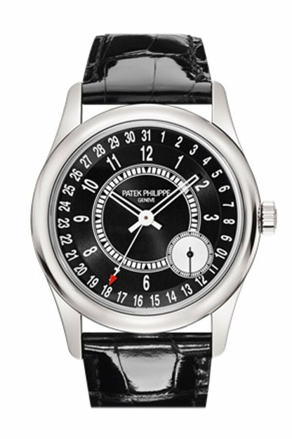 Patek Philippe Calatrava White Gold Black Dial 39Mm Mens Watch 6006G