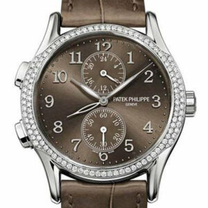 Patek Philippe Complications Brown Dial 35Mm Ladies Watch 7134G-001