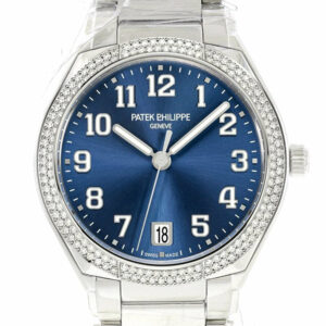 Patek Philippe Twenty 4 Blue Sunburst Dial Automatic Ladies Diamond Watch 7300/1200A-001