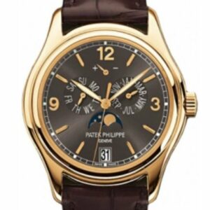 Patek Philippe Complications Grey Dial 18Kt Yellow Gold Mens Watch 5146J-010