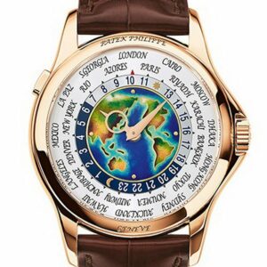 Patek Philippe Mens Complications Rose Gold World Time Enamel Dial 1 5131R-010 Watch