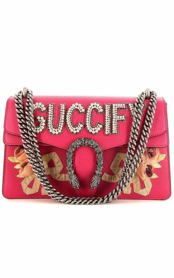 GucciPink Guccify Dionysus Small Shoulder Bag - Runway Catalog