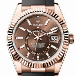 Rolex Sky Dweller 42 Rose Gold Chocolate Dial	Mens Watch 336235