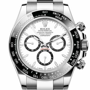 Rolex Daytona 40 White Dial Stainless Steel Mens Watch 126500LN