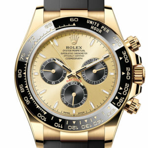 Rolex Daytona 40 Golden and Black Dial Yellow Gold Mens Watch 126518LN