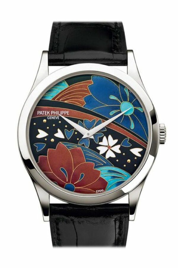 Patek Philippe Calatrava Enamel Artwork Dial 5077P-097 Watch