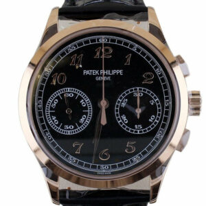 Patek Philippe Complications Chronograph Rose Gold Men Watch 5170R-010 Black