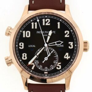 Patek Philippe Calatrava Pilot Travel Time Automatic Mens Watch 5524R-001