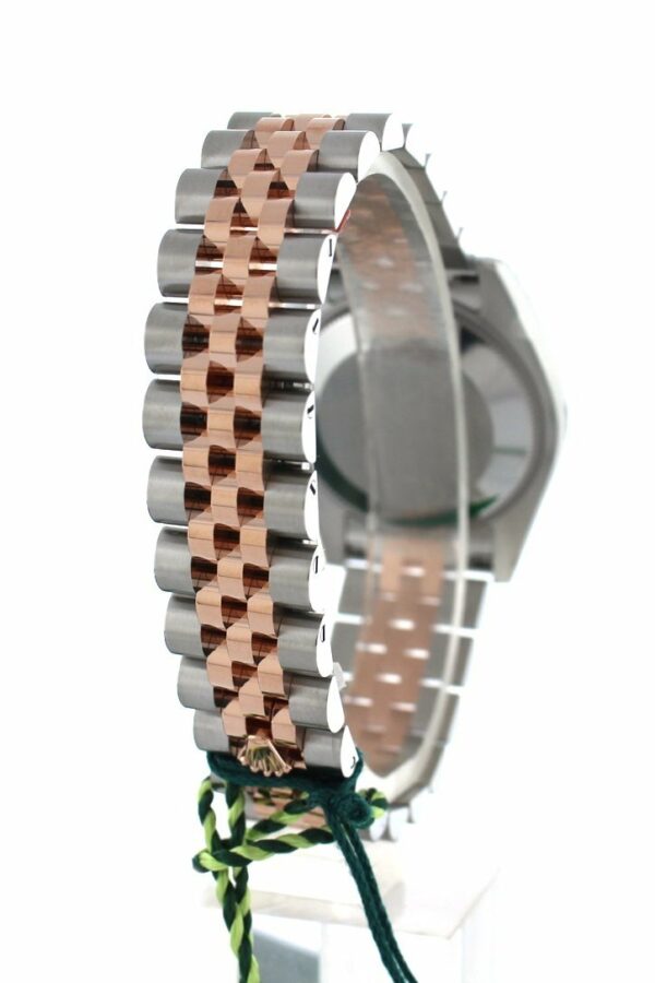 Rolex Datejust 31 Purple Roman Large Vi Set With Diamond Dial 18K Rose Gold Two Tone Jubilee Ladies