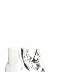 BALMAIN Lucky Boots Silver Leather