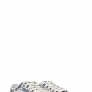 HERMÈS Get Sneaker Low Top Canvas White Blue