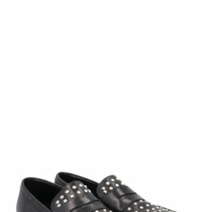 SAINT LAURENT Loafers Studs Black