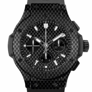 Hublot Big Bang Black Carbon Fiber Dial 44Mm Automatic Chronograph Mens Watch 301.qx.1724.rx