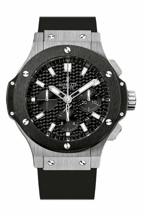 Hublot Big Bang Evolution Black Carbon Fiber Dial Automatic Chronograph Mens Watch 301.sm.1770.gr