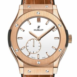 Hublot Classic Fusion 45Mm Classico Ultra Thin White Dial Mens Watch 515.ox.2210.lr Silver