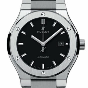 Hublot Classic Fusion 42Mm Matte Black Dial Automatic Titanium Mens Watch 548.nx.1170.nx