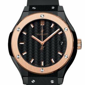 Hublot Classic Fusion 33Mm Black Dial Rubber Watch 581.co.1781.rx / None