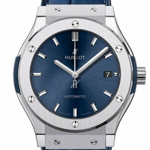 Hublot Classic Fusion Blue Sunray Dial Titanium Automatic 45Mm Mens Watch 511.nx.7170.lr