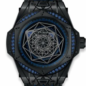 Hublot Big Bang Sang Bleu All Black Blue 465.cs.1119.vr.1201.mxm18 Watch