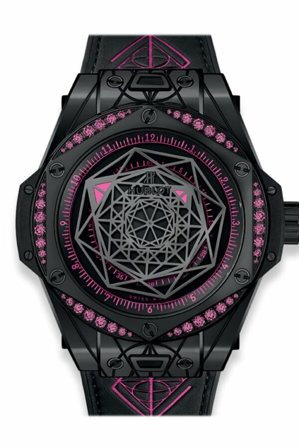 Hublot Big Bang Sang Bleu All Black Pink 465.cs.1119.vr.1233.mxm18 Watch