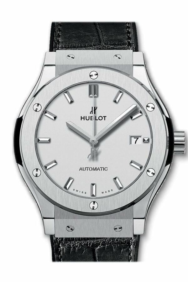 Hublot Classic Fusion Opaline Dial Titanium Automatic Mens Watch 511.nx.2611.lr