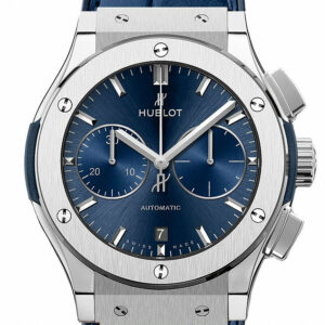 Hublot Classic Fusion Blue Sunray Dial Titanium Automatic Mens Watch 521.nx.7170.lr