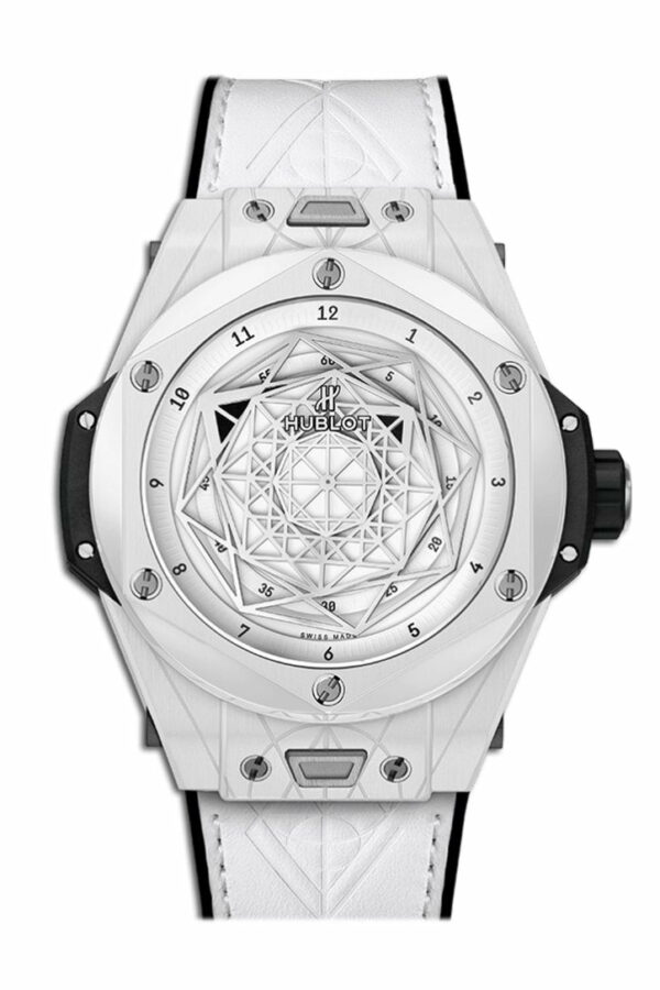 Hublot Big Bang Sang Bleu White Dial Ceramic Mens Watch 415.hx.2027.vr.mxm19