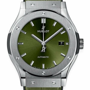 Hublot Classic Fusion Green Sunray Dial Automatic Mens Watch 542.nx.8970.lr