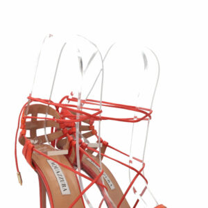 AQUAZZURA Bellissima Heels Leather Orange