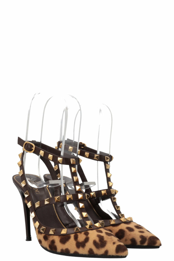 VALENTINO Rockstud Heels Cheetah