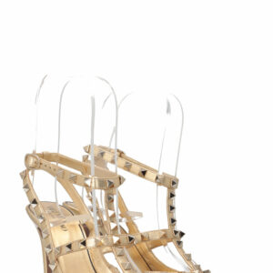 VALENTINO Rockstud Heels Gold