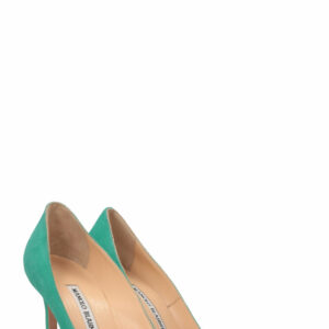 MANOLO BLAHNIK Heels Suede Green