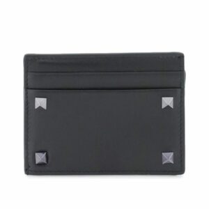 Rockstud Leather Card Holder 0