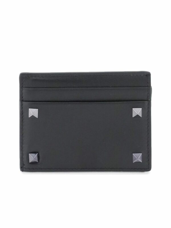 Rockstud Leather Card Holder 0