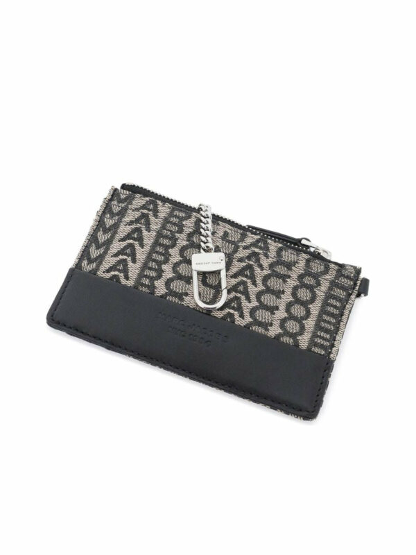 The Monogram Top Zip Wristlet 1